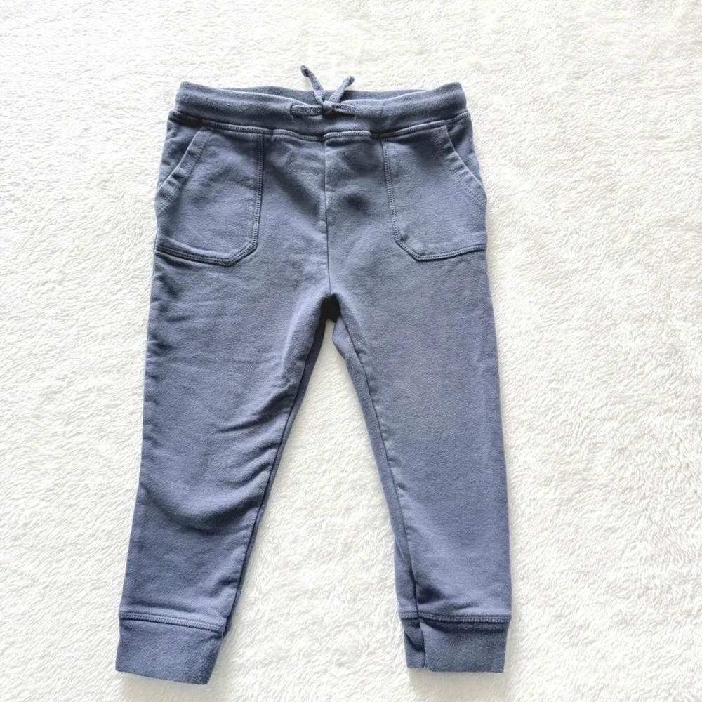 Angel Dear Toddler Jogger Pants 2T Blue Green Sweatpants Soft Cozy Lot‎ of 2